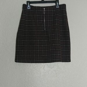 Vero Moda Grunge Preppy Schoolgirl Y2K Academia Plaid Skirt Size S